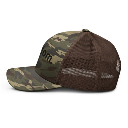 'Freedom' Embroidered Camouflage Trucker