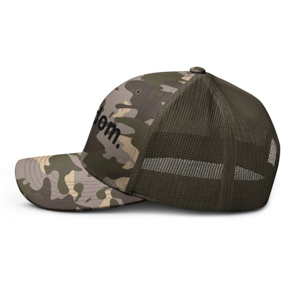 'Freedom' Embroidered Camouflage Trucker